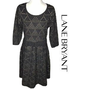 Lane Bryant Knit Sweater Dress 2X
